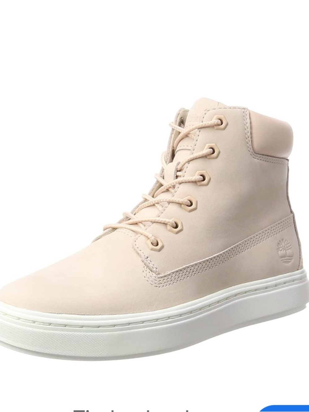 Timberland Women's Pale Blush Lace-Up Ankle Bootie